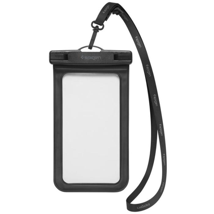 Spigen - Spigen 2-Pack Universala Vattentät Mobilväskor A601 - Svart