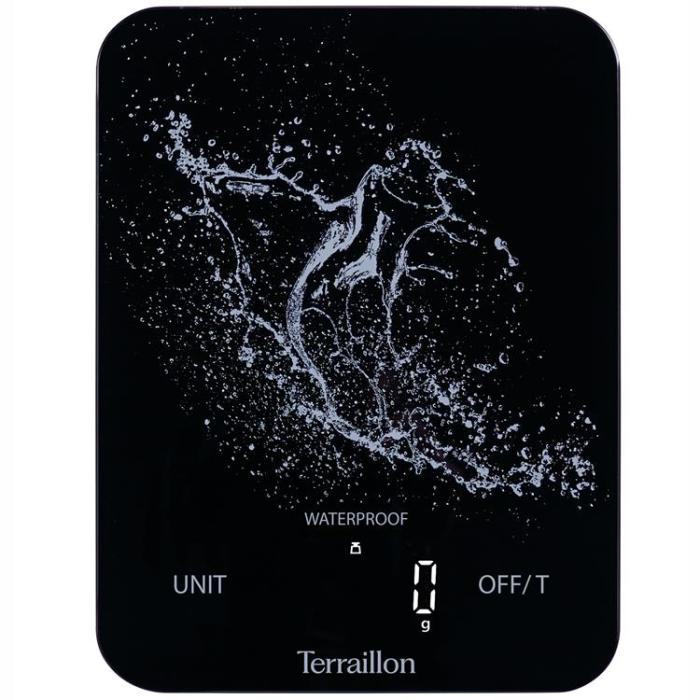 Terraillon - Terraillon Köksvåg Aqua Resist Uppladningsbar Usb-c, 8 kg