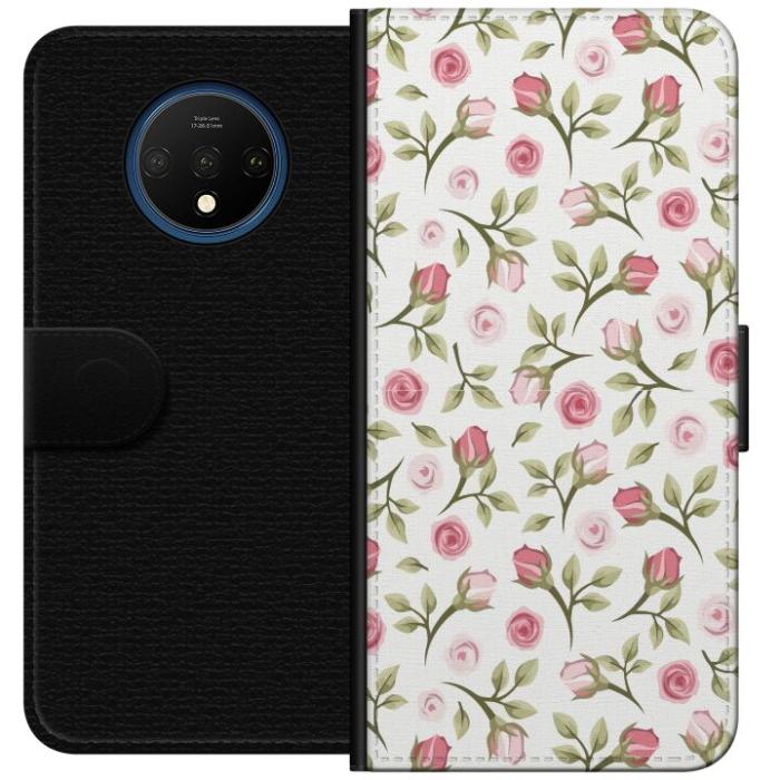 iSecrets - Plånboksfodral till OnePlus 7T med Blommigt