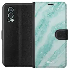 Gustaf - Pl&aring;nboksfodral till OnePlus Nord 2 5G med Mint Marble