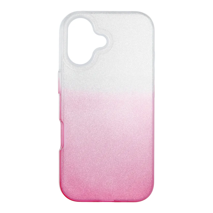 A-One Brand - iPhone 17 Mobilskal Shining - Transparent/Rosa