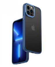 OEM - iPhone 14 Plus Skal Kameraram i Aluminiumlegering - Mörkblå