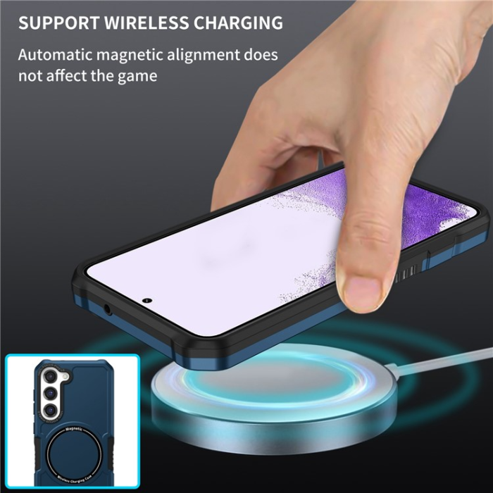 OEM - Galaxy S23 Skal Magsafe Anti Drop - Mörkblå