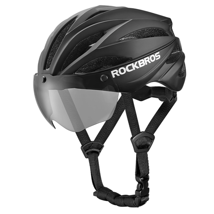 Rockbros - Rockbros Cykelhjälm Avtagbara UV-Skyddsglasögon - Grön