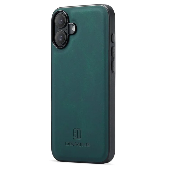 DG.MING - DG.MING iPhone 16 Mobilskal Hybrid Läder - Grön
