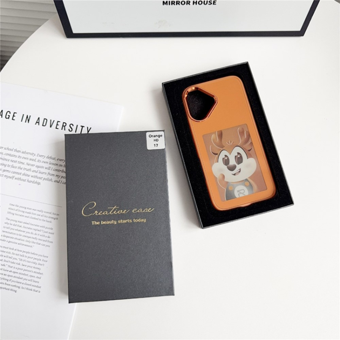 A-One Brand - iPhone 17 Mobilskal NFC DIY Customized HD Smart E-Ink - Vit