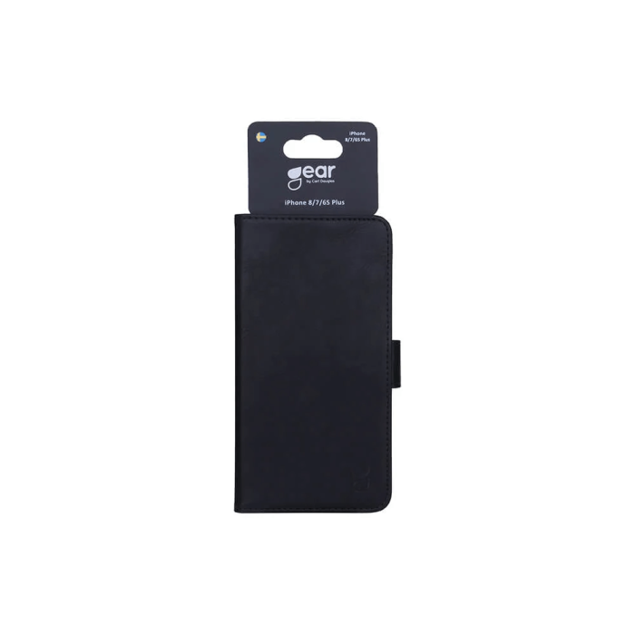 GEAR - GEAR Plånboksfodral till iPhone 7 Plus & iPhone 8 Plus - Svart