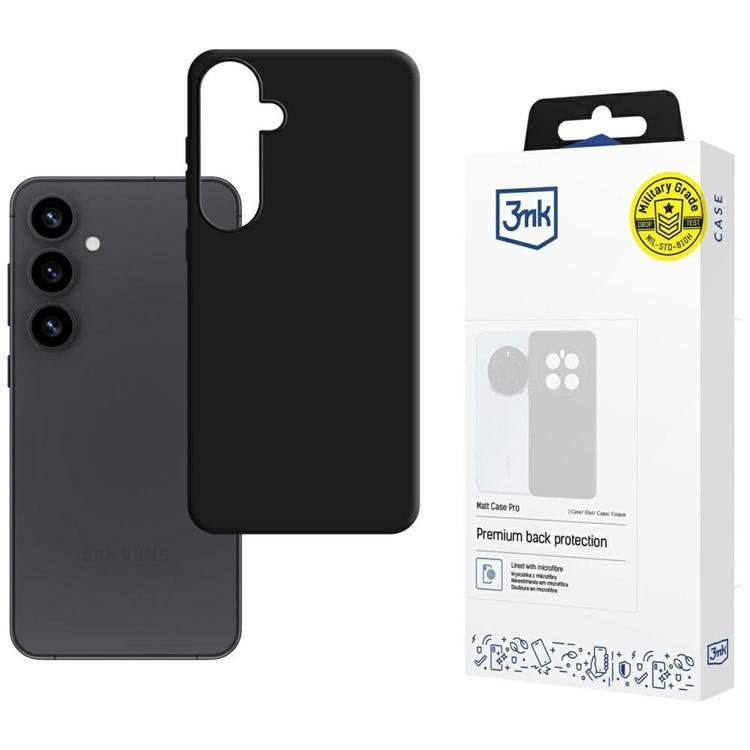 3MK Galaxy S25 Plus Mobilskal Matt Pro - Svart | 2353 | AlltMobil