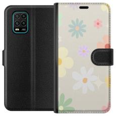 iSecrets - Plånboksfodral till Xiaomi Mi 10 Lite 5G med fejdande blommor