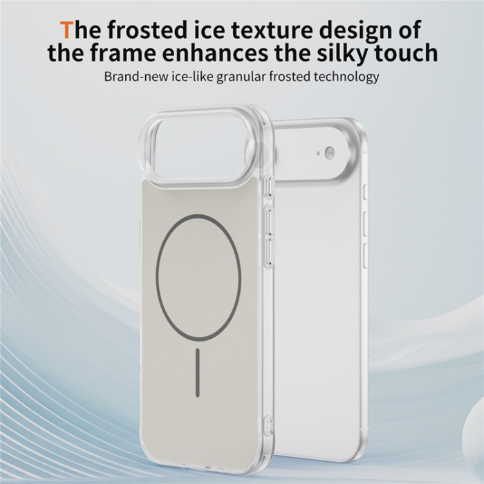 A-One Brand - iPhone Air Mobilskal MagSafe Skin Touch TPU PC - Vit
