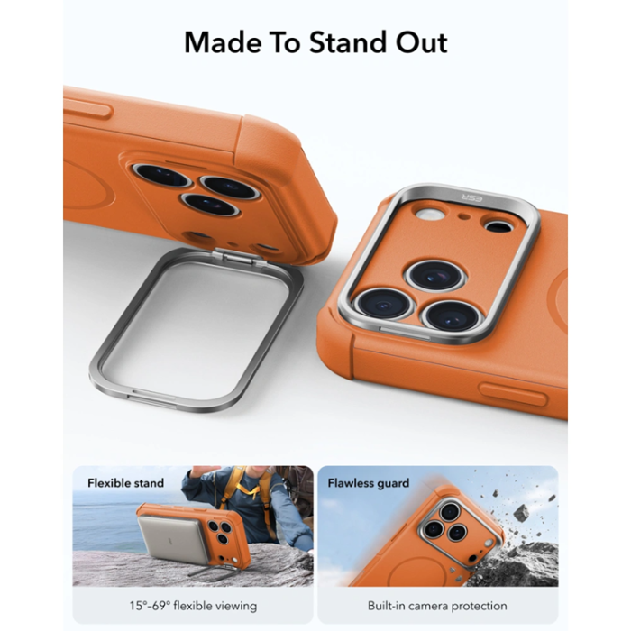 ESR - ESR Mobilskal För iPhone 17 Pro/18 Pro Magsafe Cyber Tough Kickstand
