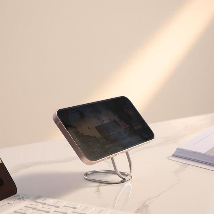 UTGATT1 - Baseus Rails Self-Adhesive Ringhållare Telefonställ - Rosa