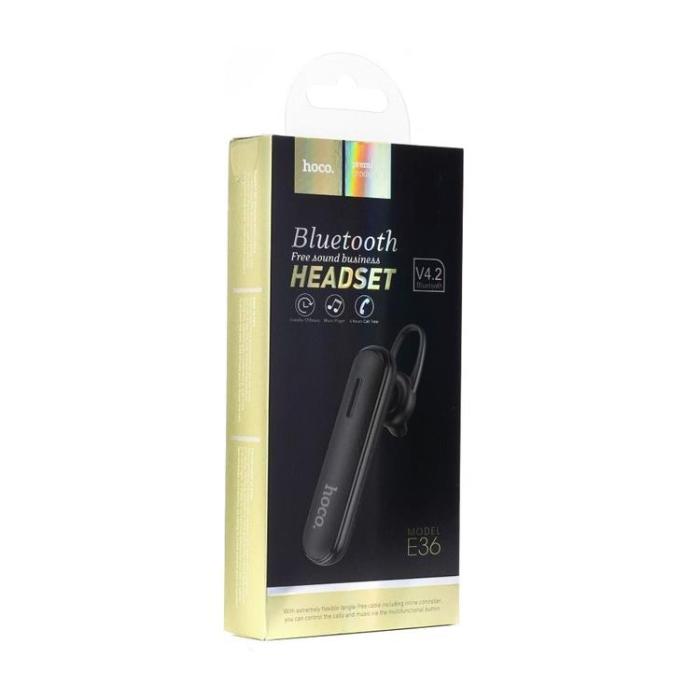 Hoco - Hoco Hörlur In-ear Trådlösa Business E36 - Svart