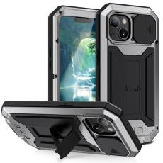 R-JUST - R-JUST Mobilskal till iPhone 13 mini Triple Protection Silver