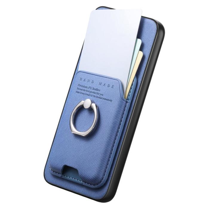 OEM - Mobilfodral för Samsung Galaxy S26 Plus Konstläder + PC + TPU - Blå