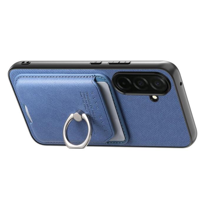 OEM - Mobilfodral för Samsung Galaxy S26 Plus Konstläder + PC + TPU - Blå