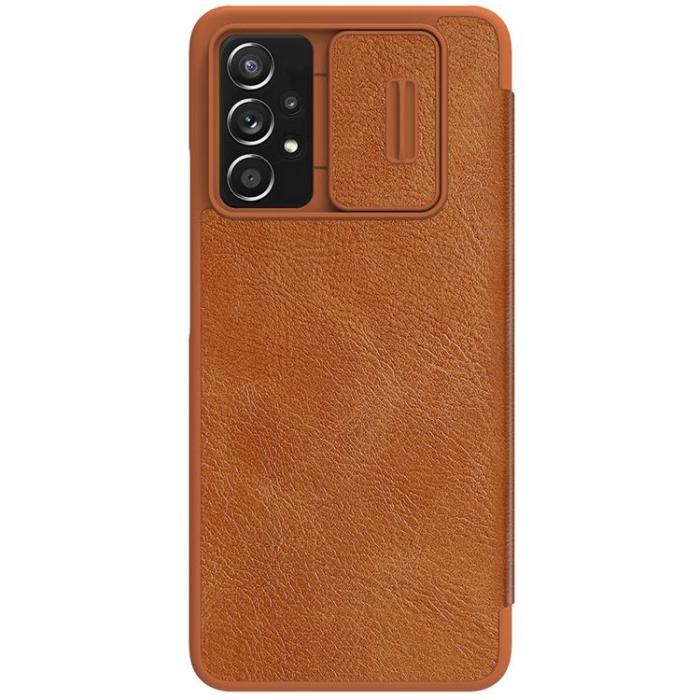 Nillkin - Nillkin Galaxy A73 Fodral Qin läder Holster - Brun