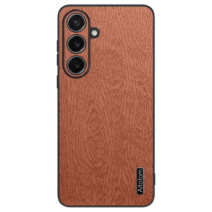 OEM - Mobilskal för Samsung Galaxy S26 Konstläder - Brun