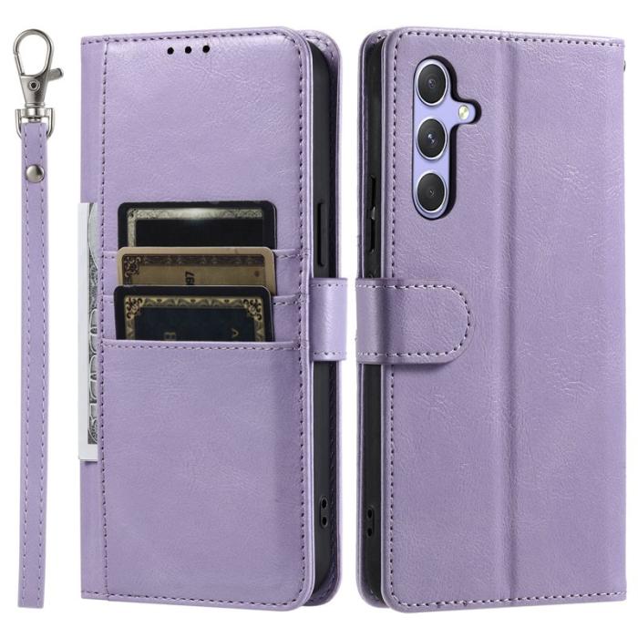 OEM - Mobilfodral för Samsung Galaxy S26 Plus 6 Kortfack Konstläder - Lila