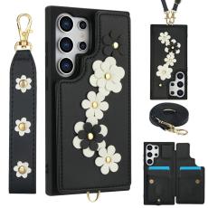 OEM - Mobilskal f&ouml;r Samsung Galaxy S26 Ultra Konstl&auml;der - Svart