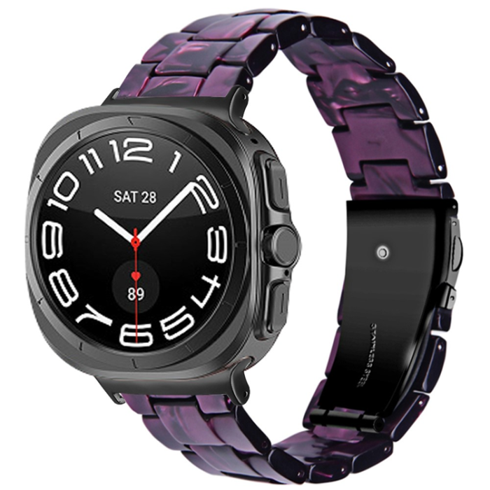 A-One Brand - Galaxy Watch 8/8 Classic (40/44/46mm) Armband Acrylic Resin - Lila