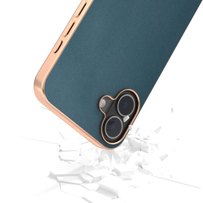 ABEEL - ABEEL Mobilskal till iPhone 16 Electroplating Kantskydd Grön