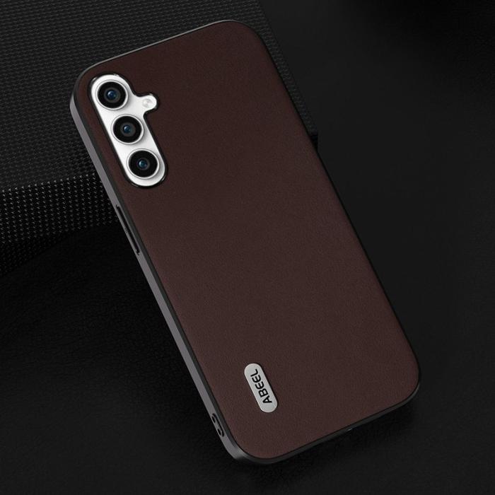 ABEEL - ABEEL Mobilskal till Samsung Galaxy S23 FE Shockproof Nappa - Brun