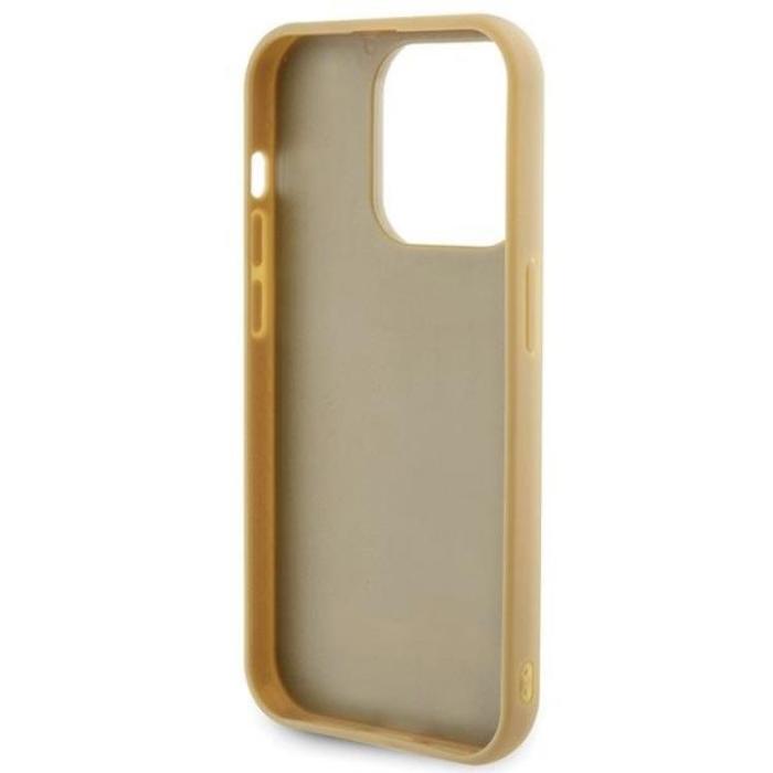 Guess - Guess iPhone 15 Pro Mobilskal Disco Metal Script - Guld