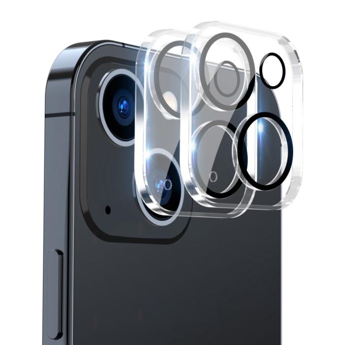 OEM - [2-PACK] iPhone 14/iPhone 14 Plus Kameralinsskydd i Härdat Glas