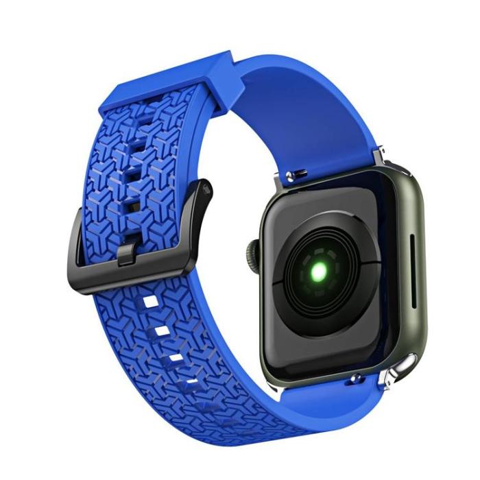 OEM - Apple Watch 4/5/6/7/SE (42/44/45mm) Armband - Blå