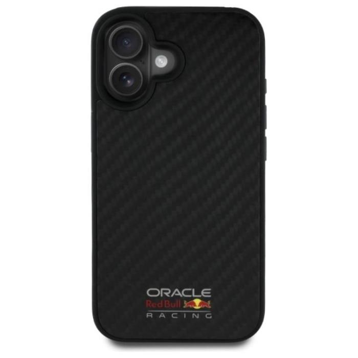 Red Bull - Red Bull iPhone 16 Mobilskal MagSafe Carbon Fiber Shiny Logo