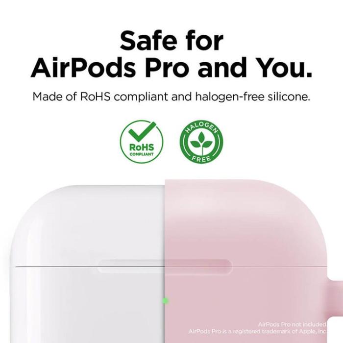Elago - ELAGO Skyddsväska För Airpod Pro med Hängare - Rosa
