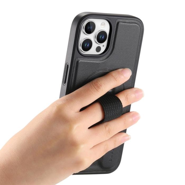 CASENEO - CASENEO iPhone 12 Pro Max Fodral KonstLäder - Svart