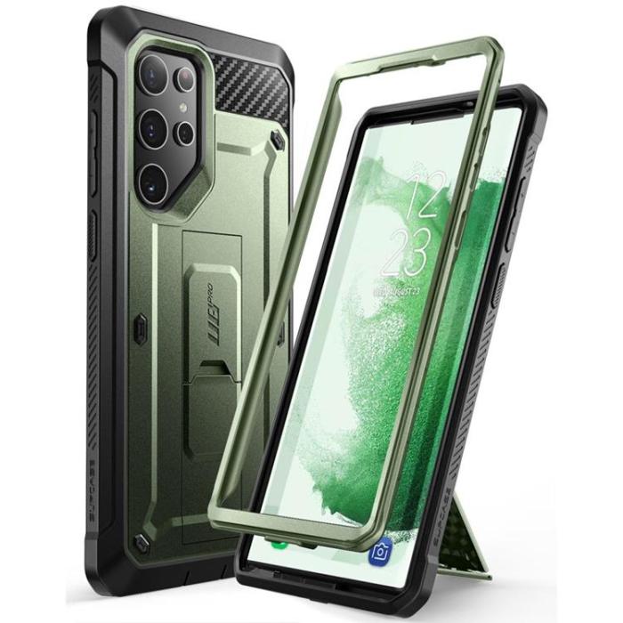 UTGATT - SupCase Galaxy S22 Ultra Skal Unicorn Beetle Pro - Guldan