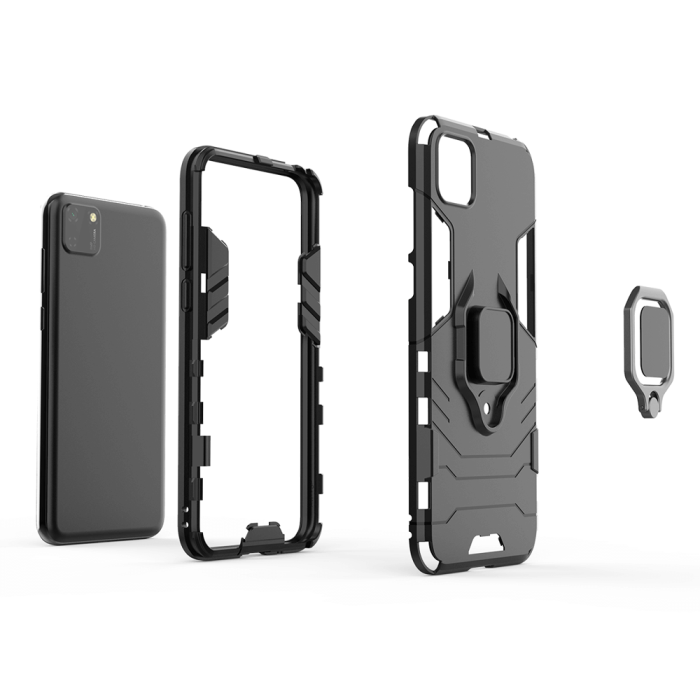 UTGATT1 - Rugged Kickstand Skal till Huawei Y5p - Blå