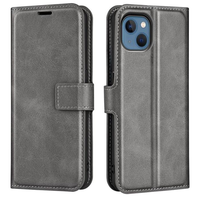 OEM - Flip Folio iPhone 14 Plus Plånboksfodral - Grå