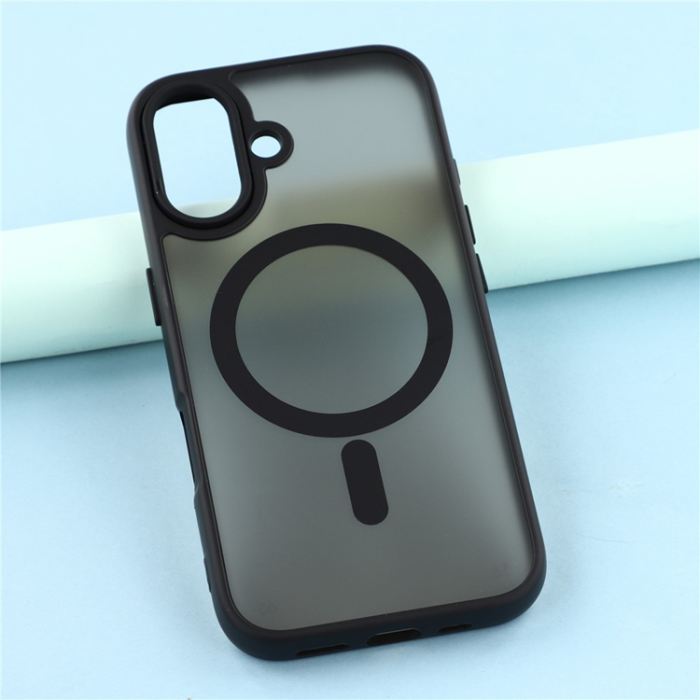 A-One Brand - iPhone 17 Mobilskal MagSafe Skin Touch - Svart