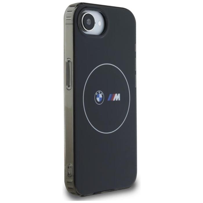 BMW - BMW iPhone 16e Mobilskal MagSafe IML Metal Circle - Svart
