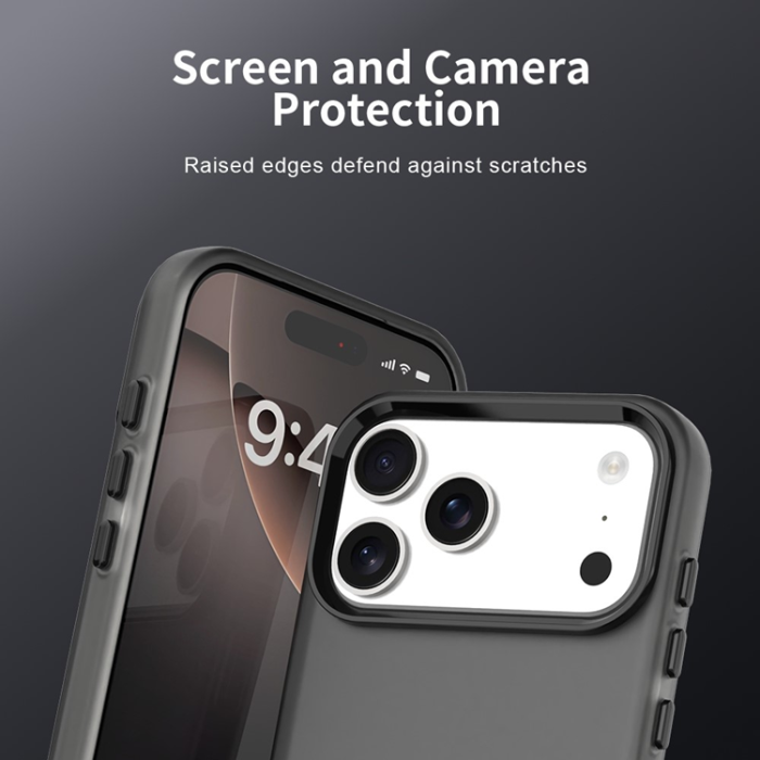 A-One Brand - iPhone 17 Pro Mobilskal Matte Anti-Drop - Svart