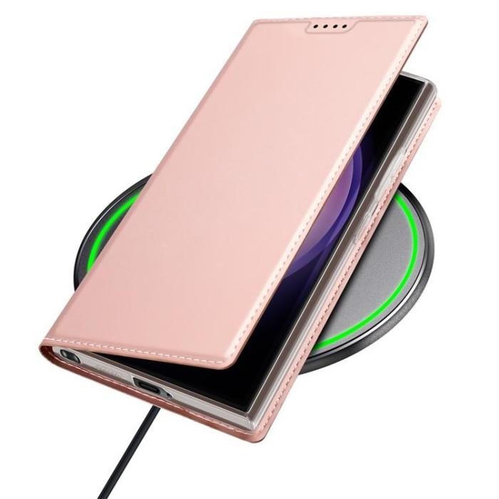 Dux Ducis - Dux Ducis Galaxy S24 Ultra Plånboksfodral Skin Pro - Rosa
