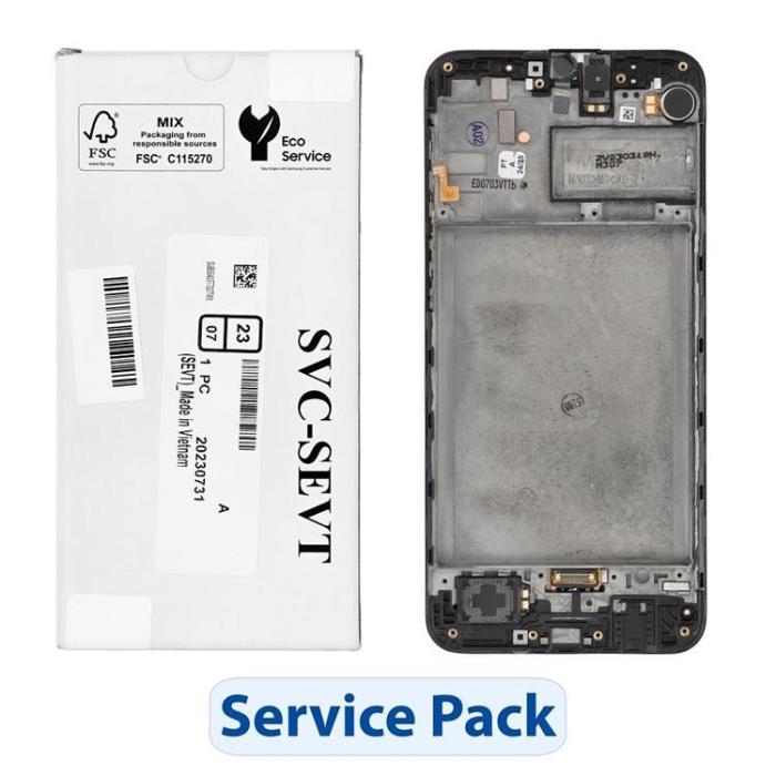 OEM - SAMSUNG M21 Skärm med LCD-display ServicePack