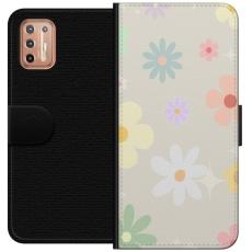 iSecrets - Plånboksfodral till Motorola Moto G9 Plus med fejdande blommor