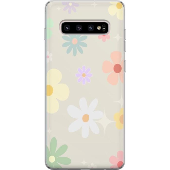 iSecrets - Mobilskal till Samsung Galaxy S10+ med fejdande blommor