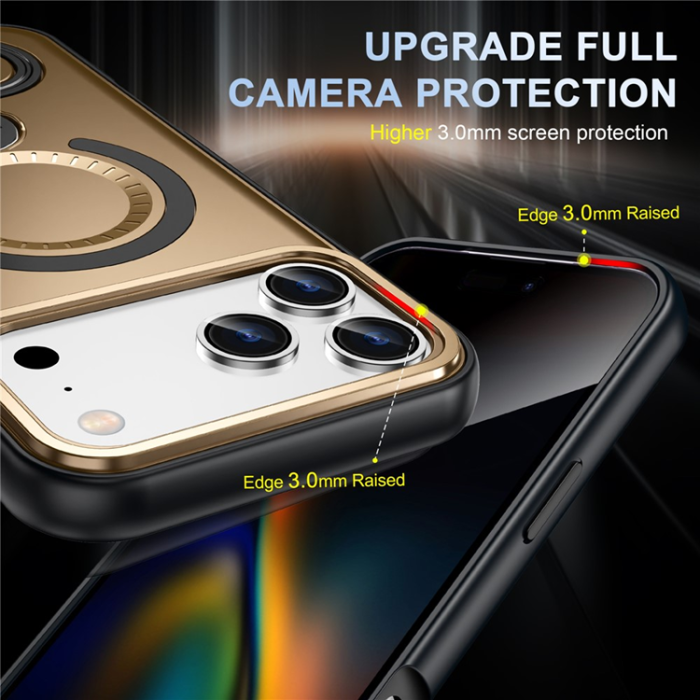 A-One Brand - iPhone 17 Pro Max Mobilskal MagSafe Dual Hole Kickstand - Lila