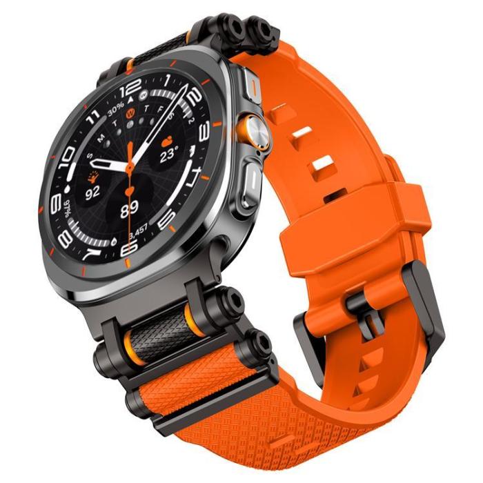 Boom of Sweden - Galaxy Watch Ultra (47mm) Armband Rotation Axis Silikon - Orange