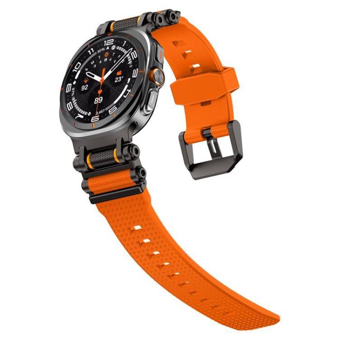 Boom of Sweden - Galaxy Watch Ultra (47mm) Armband Rotation Axis Silikon - Orange