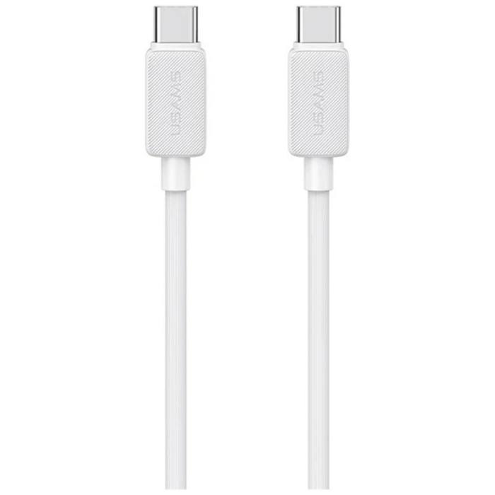 USAMS - Usams USB-C till USB-C Kabel 1m KY Series - Vit