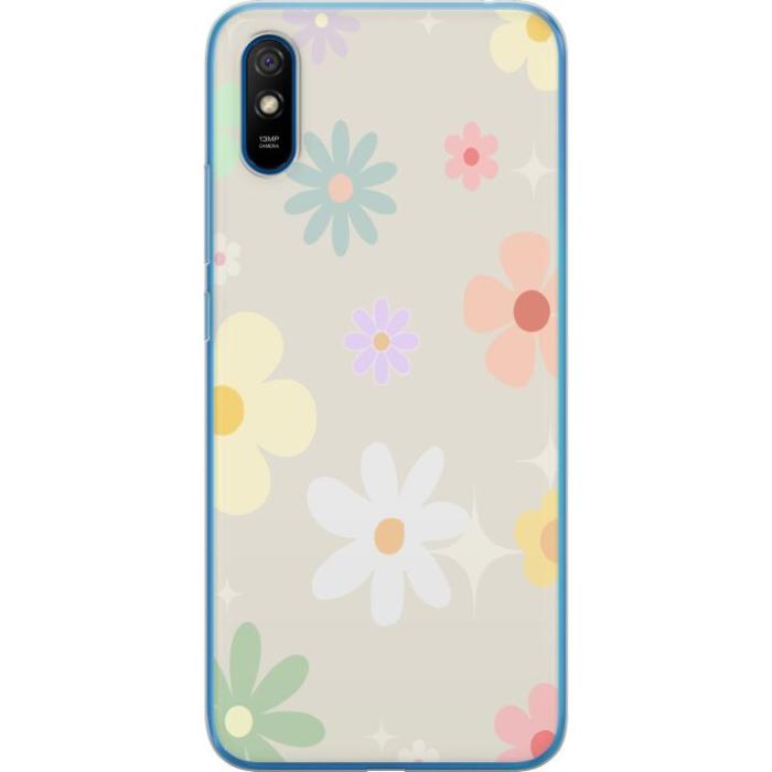 iSecrets - Mobilskal till Xiaomi Redmi 9A med fejdande blommor