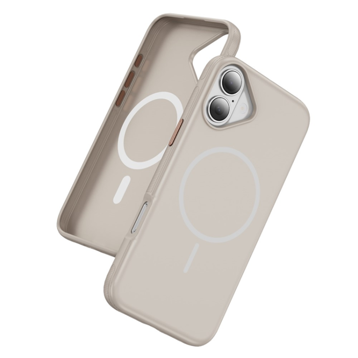 A-One Brand - iPhone 17 Mobilskal MagSafe PC + TPU Shockproof - Grå