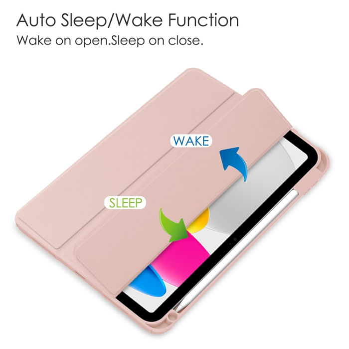 A-One Brand - iPad 10.9 (2022) Fodral Shockproof - Rosa Guld